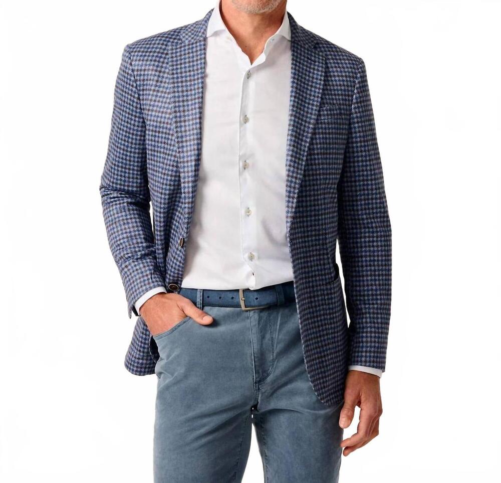 NEW JOHNNIE-O thayer sport coat in blue